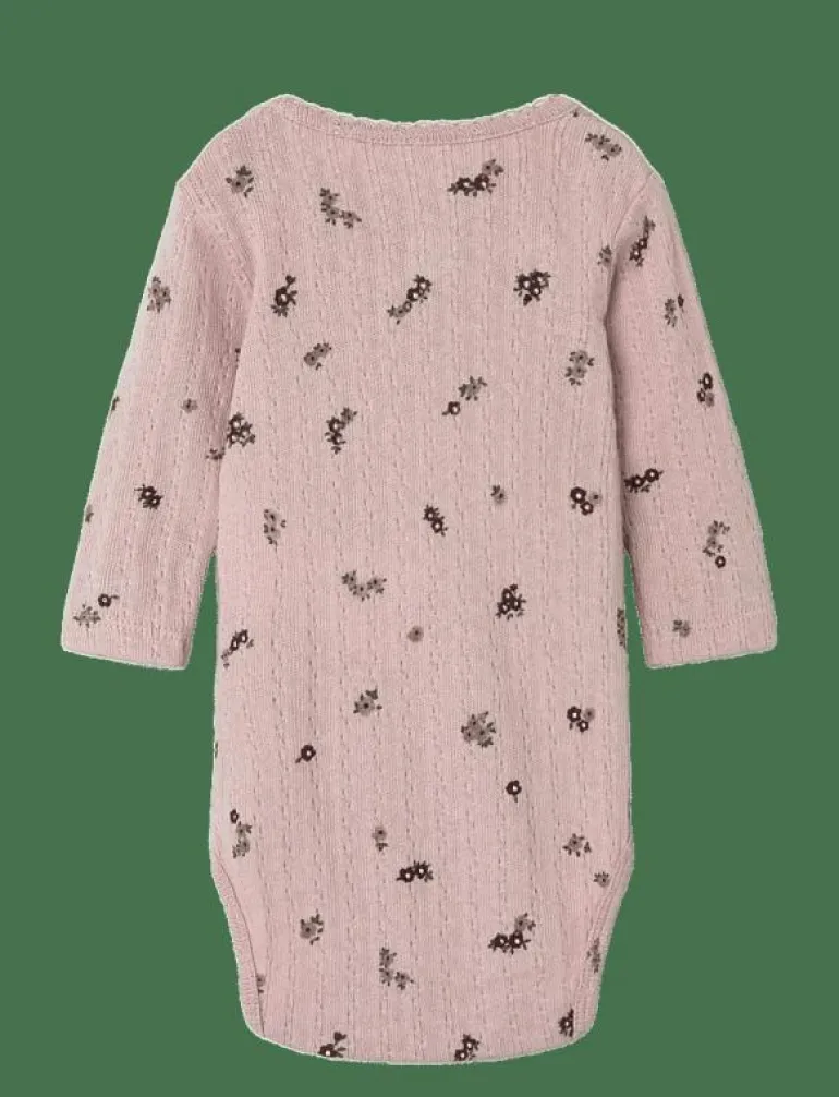 NBFLOWER LS BODY - Långärmad body
