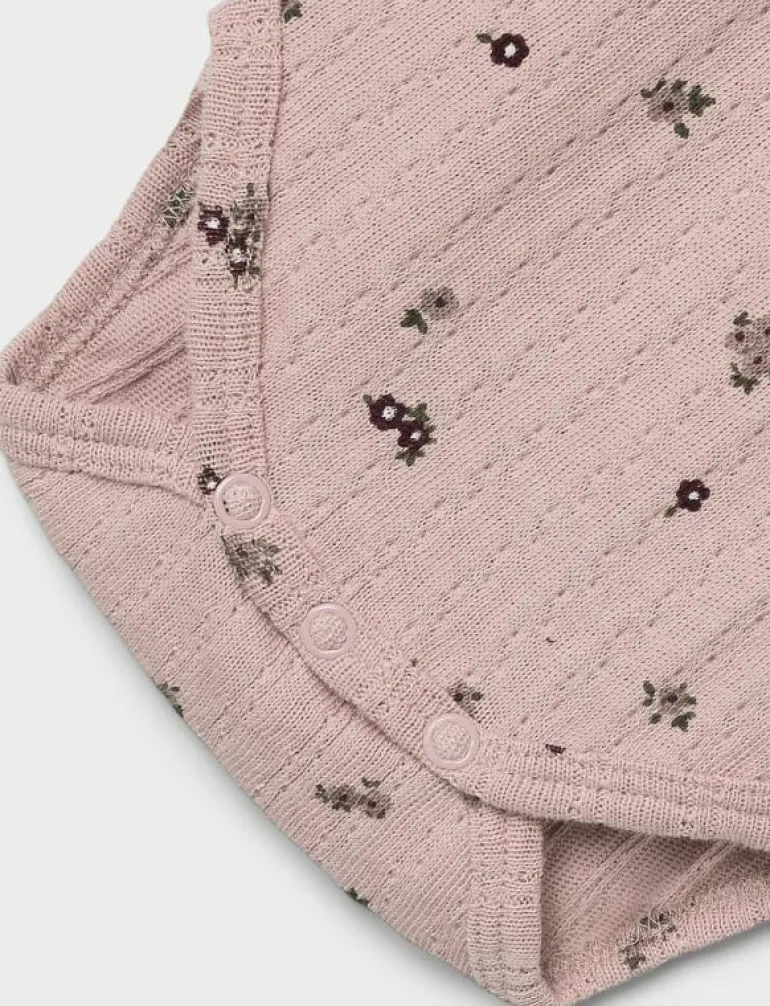 NBFLOWER LS BODY - Långärmad body