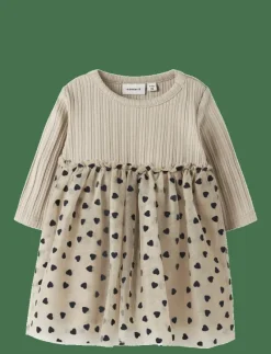NBFNEA LS TULLE DRESS - Långärmade babyklänningar