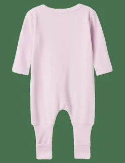 NBFNIGHTSUIT 2P ZIP FF JET DOT NOOS - One-sie