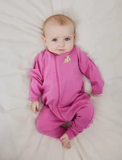 NBFNIGHTSUIT 2P ZIP FF ROSE DEER NOOS - One-sie