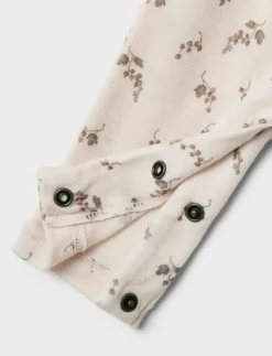 NBFNOEL NIA WOOL LS SLIM SUIT LIL - Långärmad bodysuit