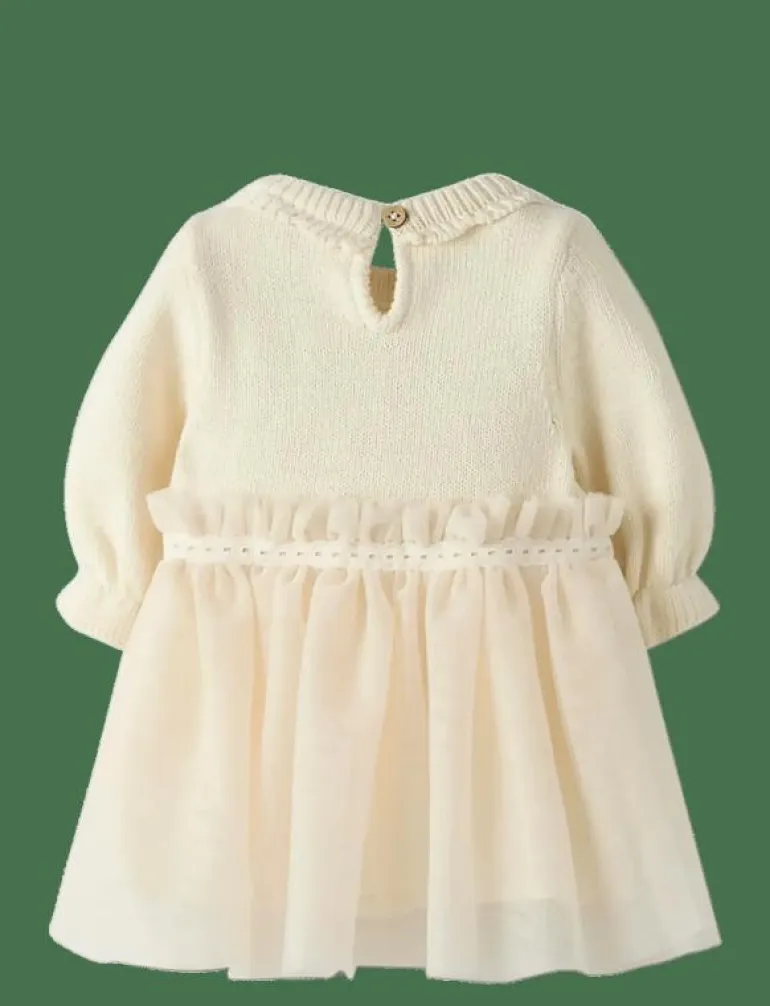 NBFSARINA LS KNIT BODY DRESS LIL - Långärmade babyklänningar
