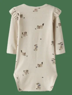 NBFTANNY LS BODY - Långärmad bodysuit