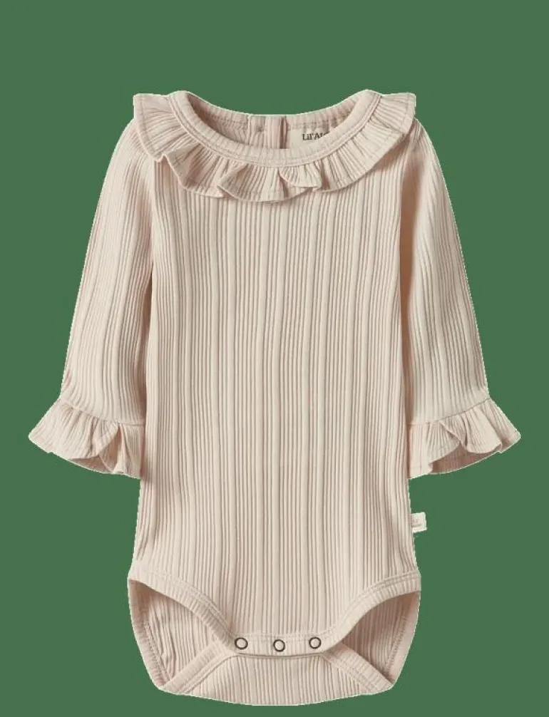 NBFTANSY LS SLIM BODY LIL - Långärmad body