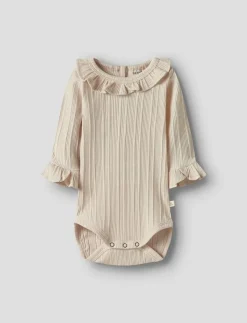 NBFTANSY LS SLIM BODY LIL - Långärmad body