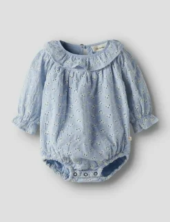 NBFTESSIE LS LOOSE BODY LIL - Långärmad body