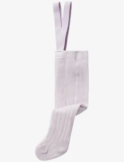 NBFWAKMA WO/BL RIB PANTYHOSE W/SUS - Strumpbyxa