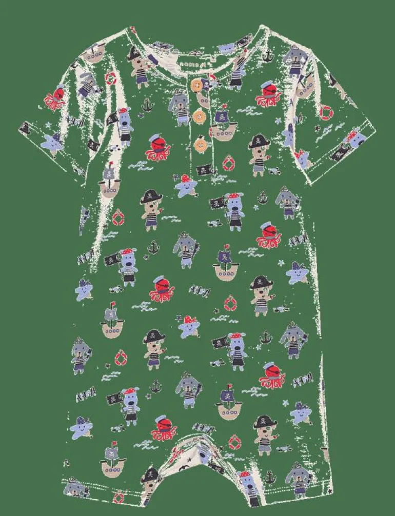NBMFOBUS SUNSUIT - Kortärmad bodysuit