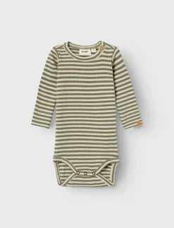 NBMGAGO LS SLIM BODY LIL NOOS - Långärmad body