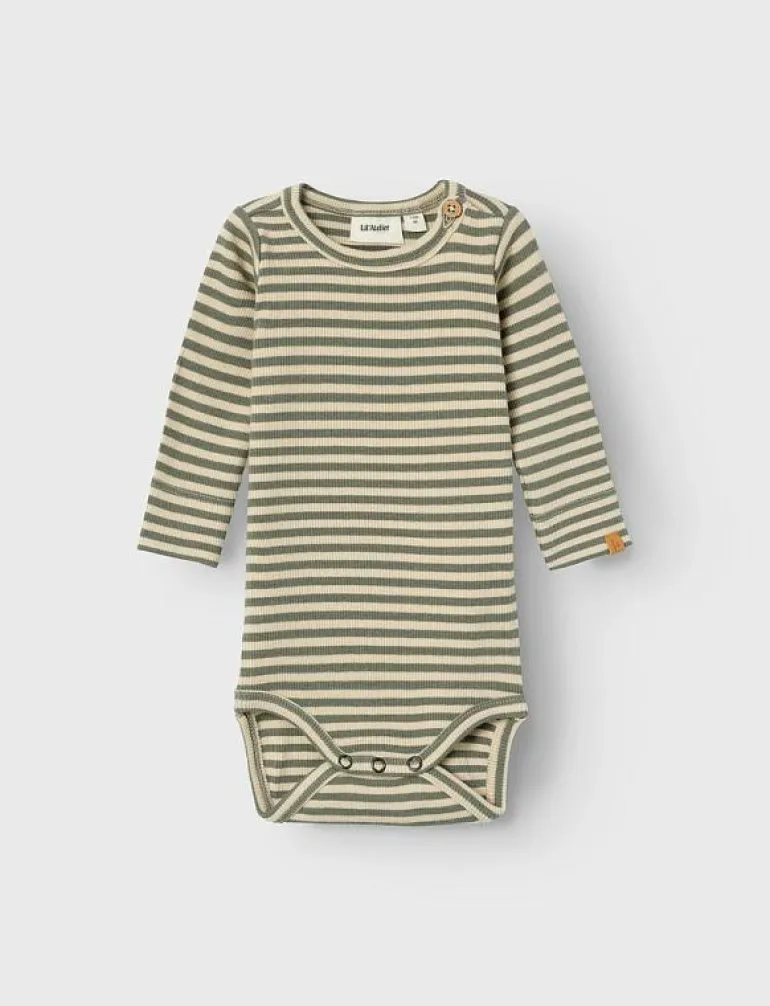 NBMGAGO LS SLIM BODY LIL NOOS - Långärmad body