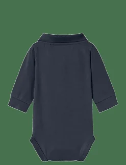 NBMHOLGER LS POLO BODY NOOS - Långärmad body
