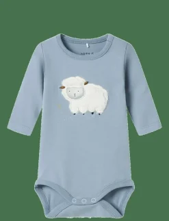 NBMLAMB LS BODY BOX - Långärmad body
