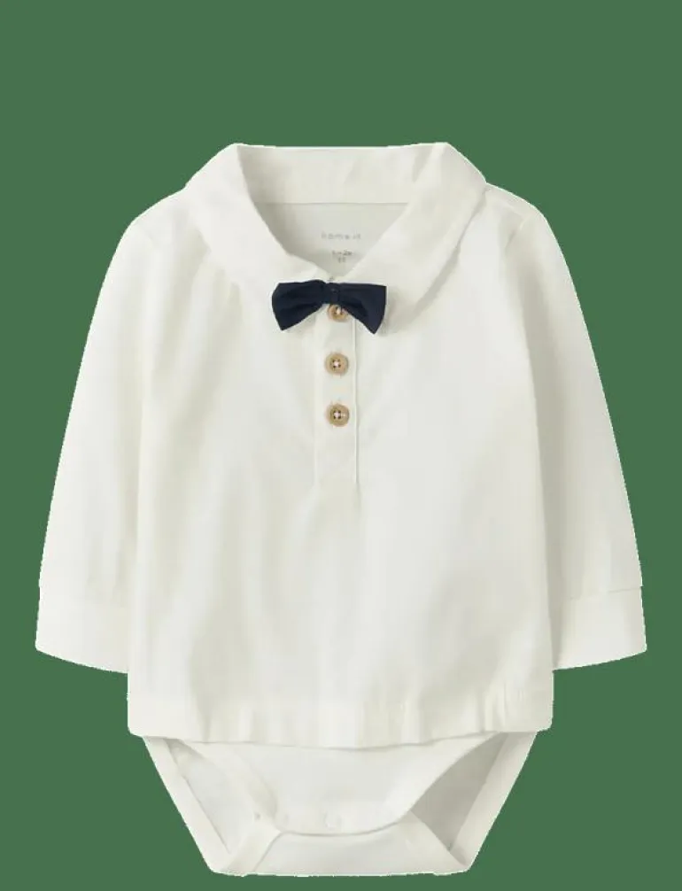 NBMNOLLER LS BODY - Långärmad body