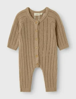 NBMNOMO WOOL KNIT SUIT LIL - Långärmad bodysuit