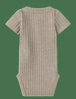 NBMOMILO SS SLIM BODY LIL - Kortärmad body