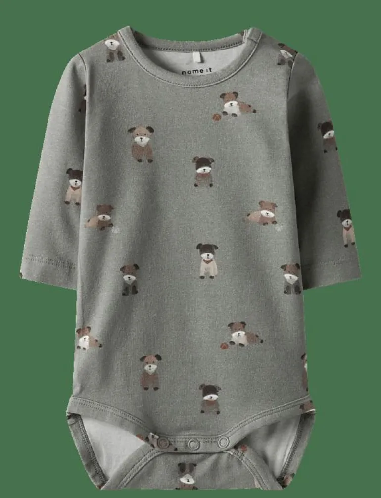 NBMTUSHER LS BODY - Långärmad bodysuit