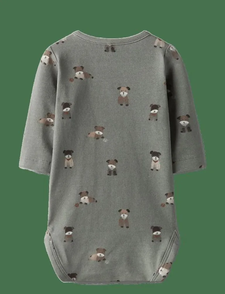 NBMTUSHER LS BODY - Långärmad bodysuit