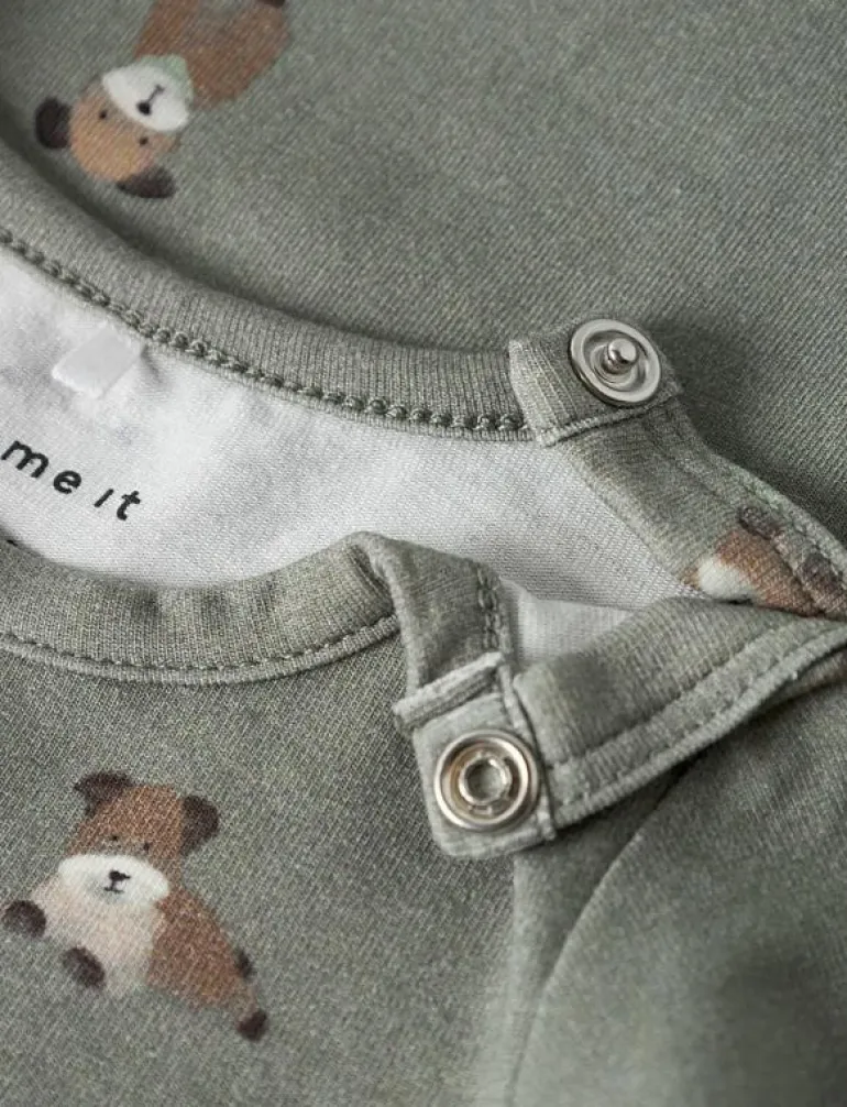 NBMTUSHER LS BODY - Långärmad bodysuit
