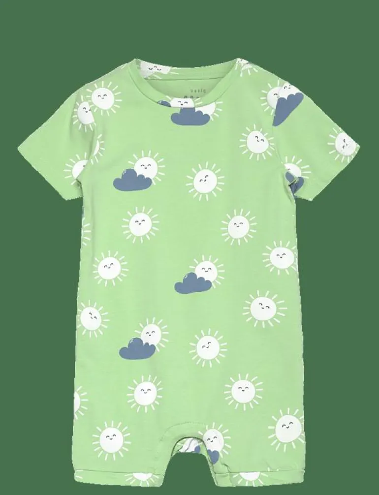 NBMVROELS SUNSUIT BOX - Kortärmad bodysuit