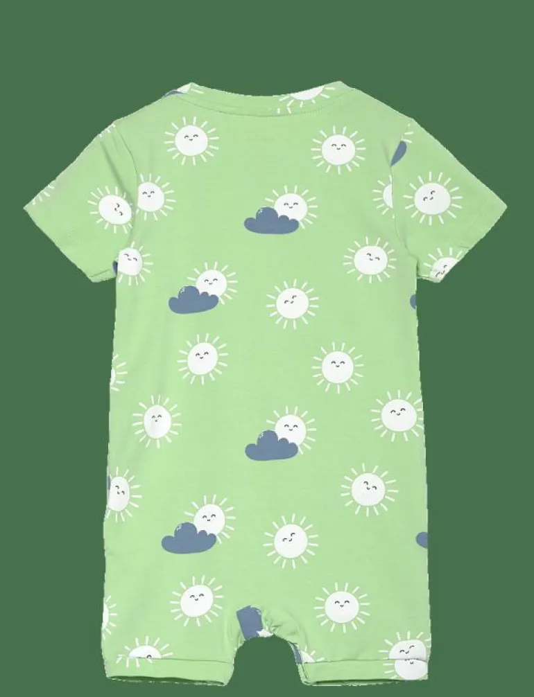 NBMVROELS SUNSUIT BOX - Kortärmad bodysuit