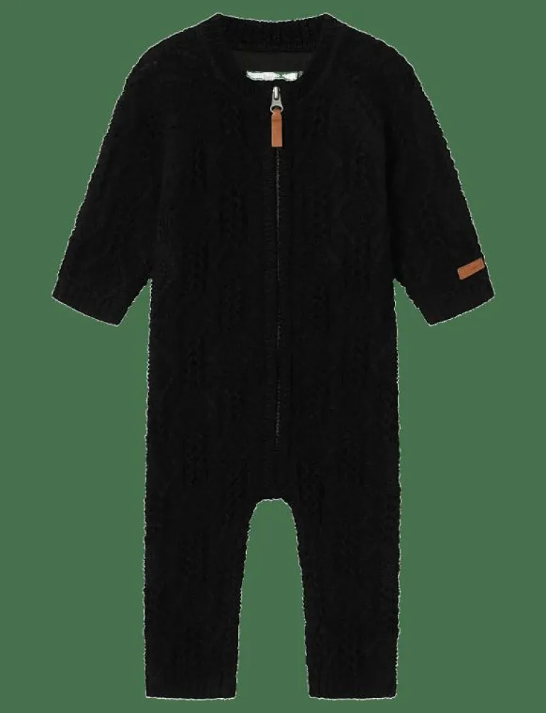 NBMWRILLA WOOL LS KNIT SUIT - Långärmad bodysuit