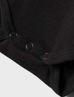 NBNBODY 2P LS SOLID BLACK NOOS - Långärmad body