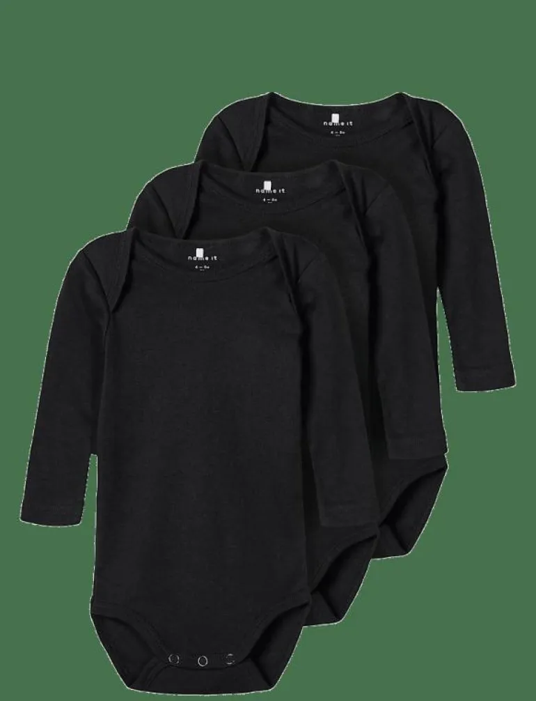 NBNBODY 3P LS SOLID NOOS - Långärmad body