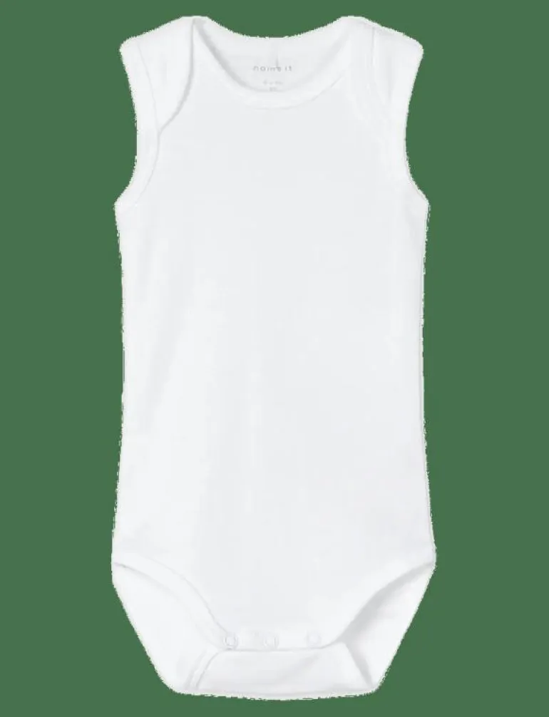 NBNBODY 3P TANK SOLID WHITE 3 NOOS - Ärmlös body