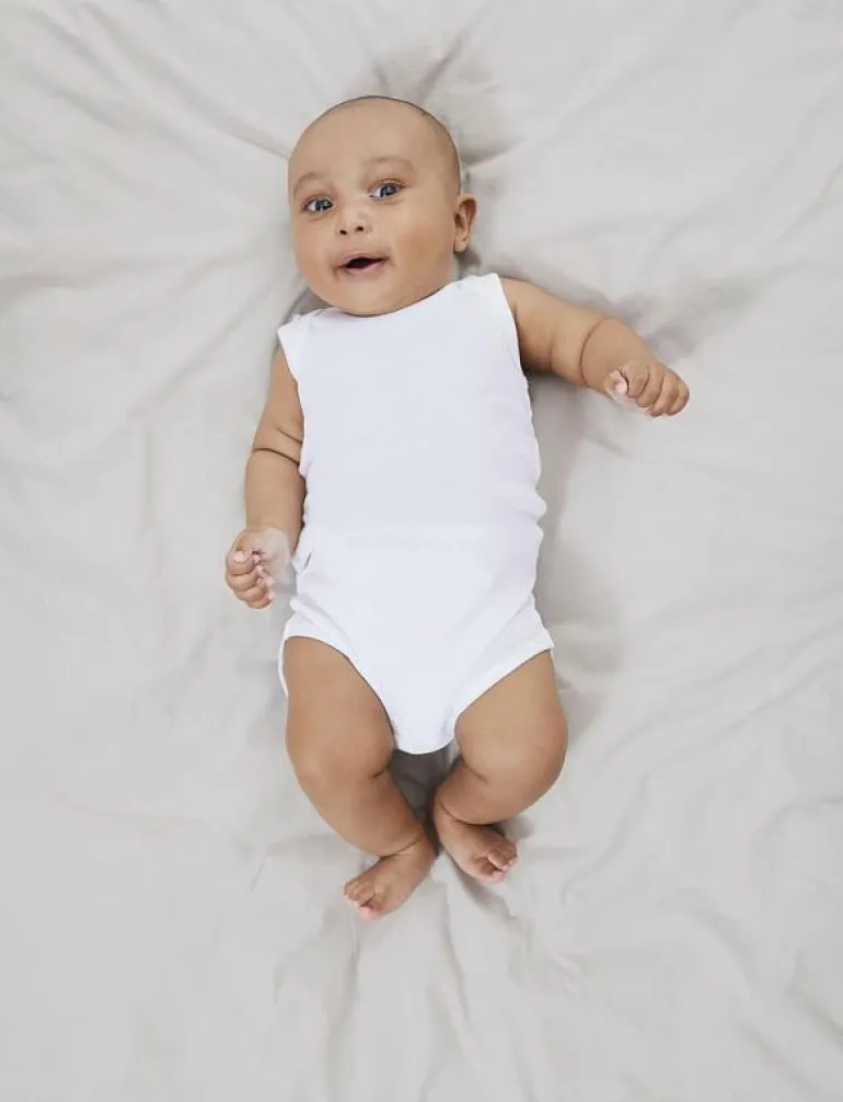 NBNBODY 3P TANK SOLID WHITE 3 NOOS - Ärmlös body