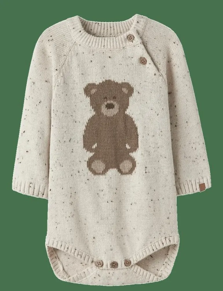 NBNGALTO RIA LS KNIT BODY LIL - Långärmad body