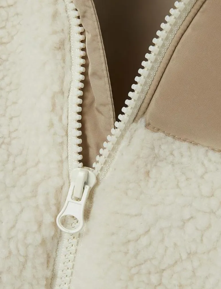 NBNMOSIE TEDDY JACKET1 - Jackor