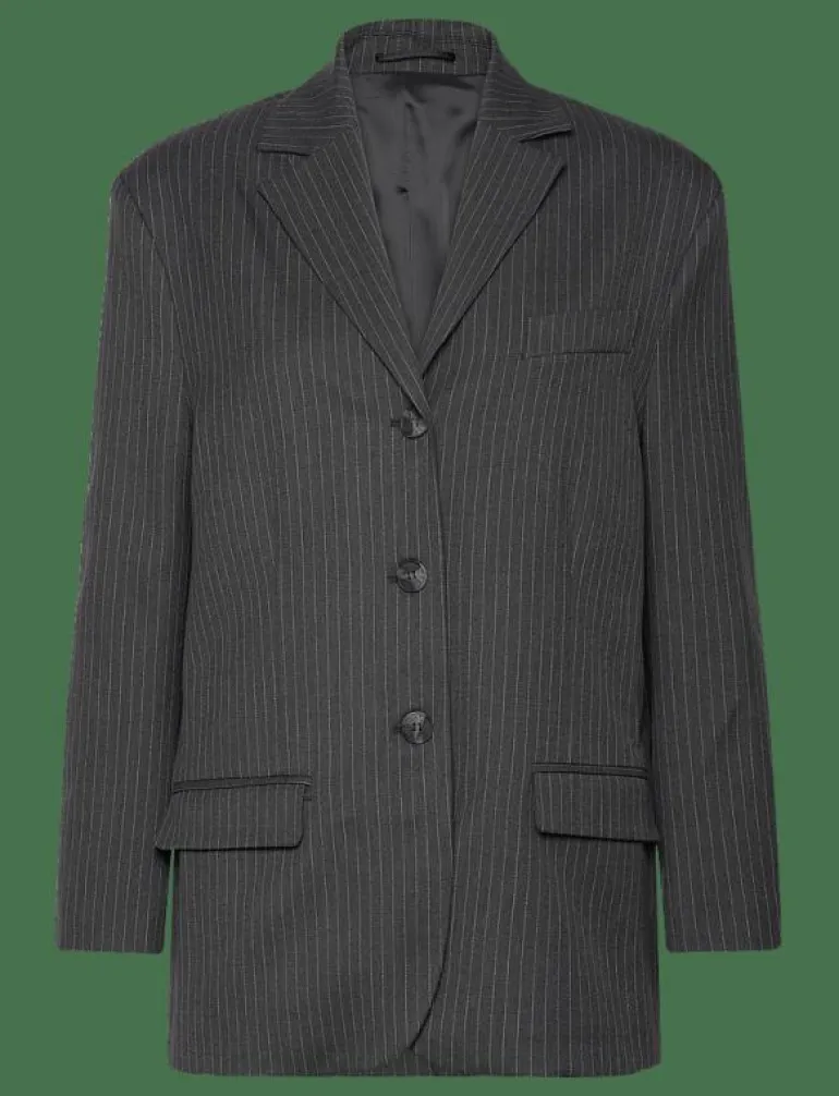 2ND Harry - Pinstripes - Oversize kavajer