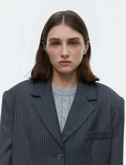 2ND Harry - Pinstripes - Oversize kavajer