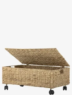 Nelas Basket w/Lid - Förvaringskorgar
