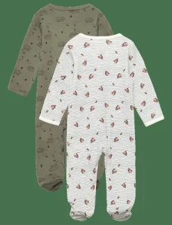 Nightsuit w/f -buttons 2-pack - One-sie