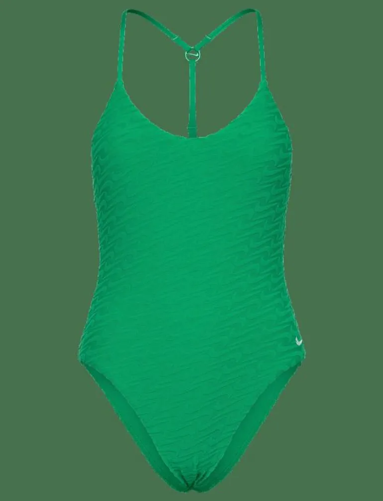 Nike Terry V Neck One Piece - Baddräkter