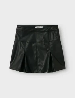 NKFLINKA PU SKIRT - Kort kjol