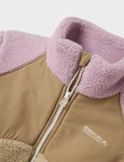 NKFMONICA TEDDY JACKET BLOCK1 - Jackor