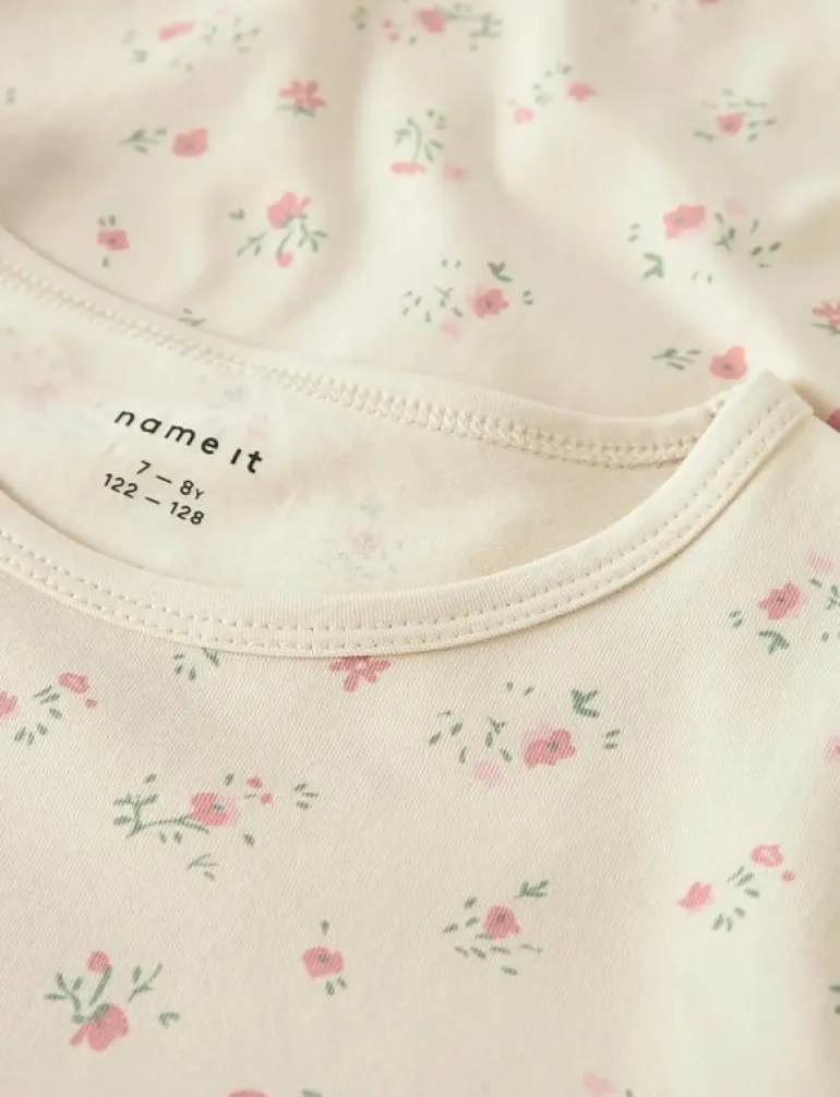 NKFNIGHTGOWN FLOWER NOOS - Nattlinnen