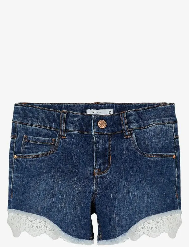 NKFSALLI SLIM DNM SHORTS 5372-HA NOOS - Shorts