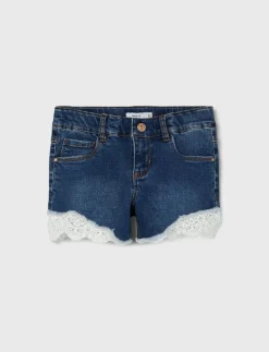 NKFSALLI SLIM DNM SHORTS 5372-HA NOOS - Shorts