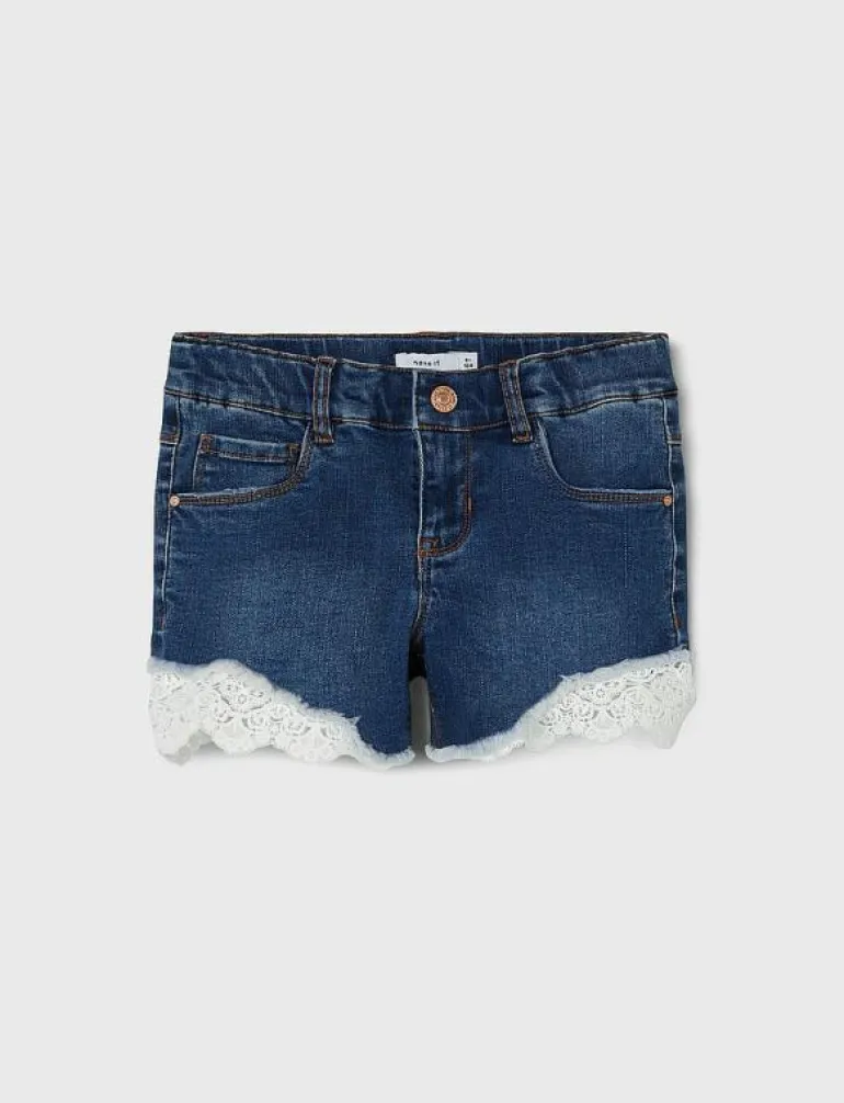 NKFSALLI SLIM DNM SHORTS 5372-HA NOOS - Shorts