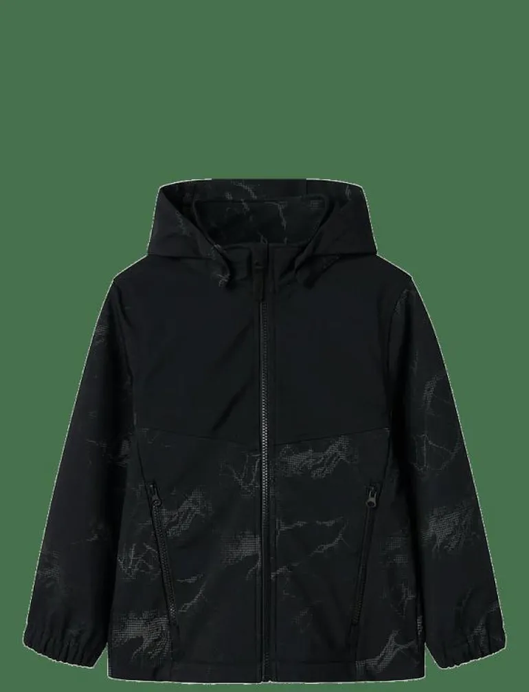 NKMALFA08 SOFTSHELL JACKET REF AOP FO - Jackor