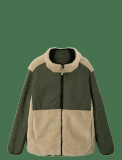 NKMMAGNUS SHERPA JACKET REV - Jackor