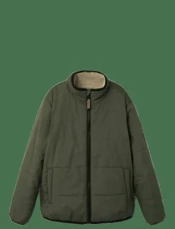 NKMMAGNUS SHERPA JACKET REV - Jackor