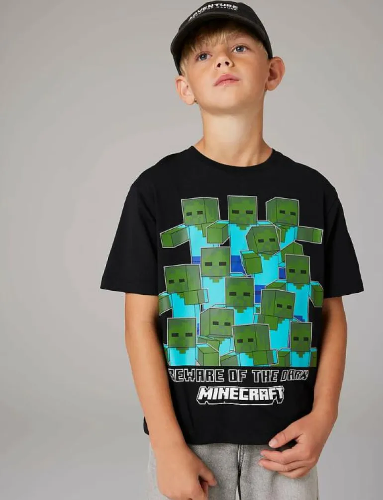 NKMSUMBA MINECRAFT SS NREG TOP BOX BFU - Kortärmade