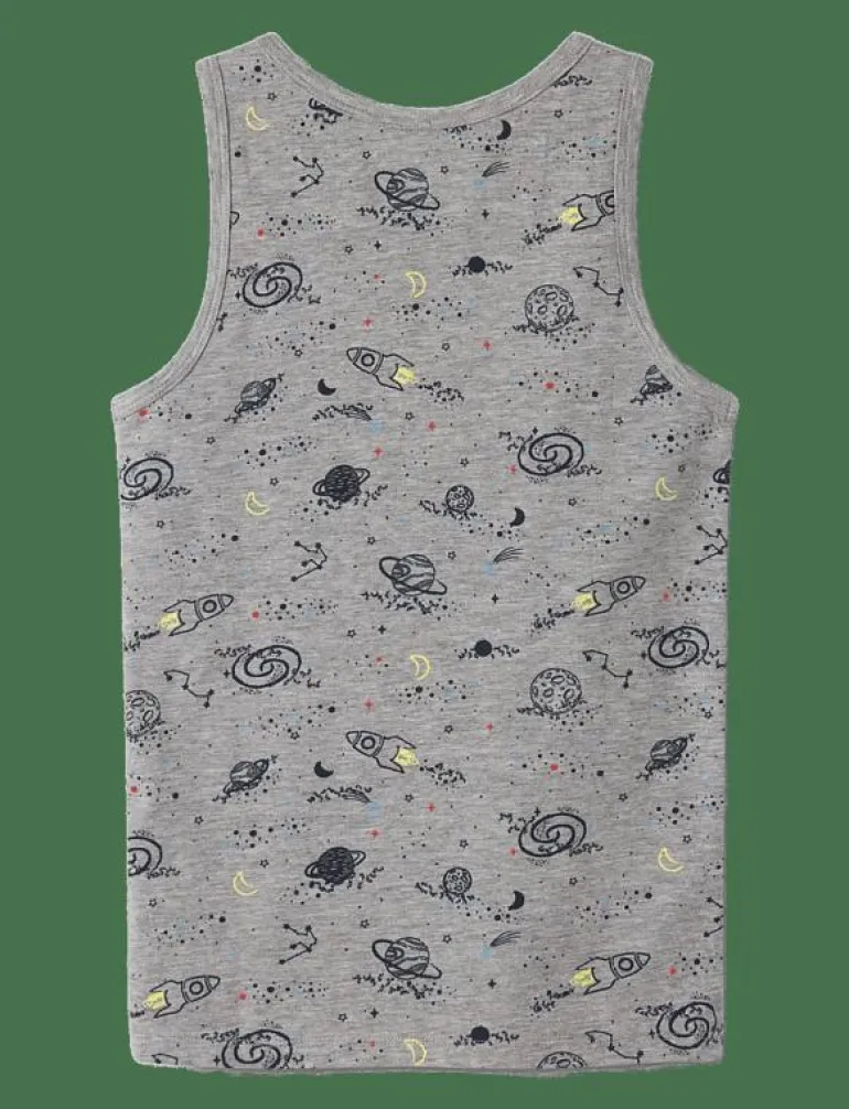 NKMTANK TOP 2P GREY SPACE NOOS - Överdelar
