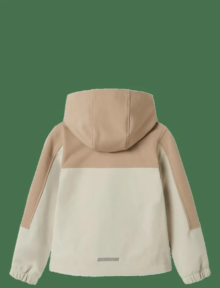 NKNALFA08 SOFTSHELL JACKET BLOCK FO - Jackor