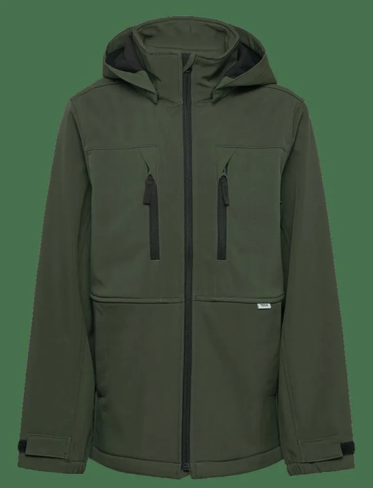 NKNALFA08 SOFTSHELL JACKET SPORT FO NOOS - Jackor